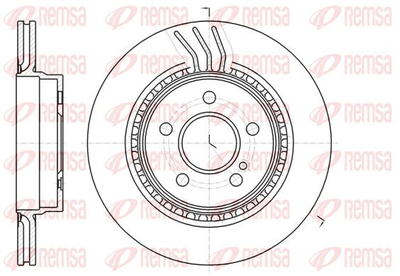 Remsa 2X Bremsscheibe Hinten Ø300 Mm FüR Mercedes-Benz C-Klasse T-Model S204-image