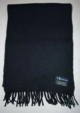 Polo Ralph Lauren Solid Plain Blue Scarf Unisex in Good Condition