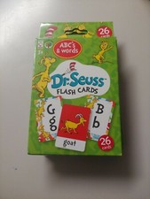 Dr. Seuss Alphabet Letters ABCs Flash Cards Preschool Kindergarden Educational