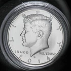 2014 D Silver Uncirculated Kennedy Half Dollar - 90% Silver - in Capsule