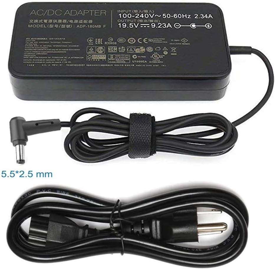 19.5V 9.23A 180W Laptop Netzteil Ladekabel Ladegerät für Asus ROG G750JM G750JS G750JW G750VW G750VX G751JL G751JM G752VL G752VT G55V G55VW G75VW G75VX ADP-180MB F FA180PM111 ADP-180HB D 19.5V 9.23A 180W Laptop Netzteil Ladekabel Ladegerät für Asus ROG G750JM G750JS G750JW G750VW G750VX G751JL G751JM G752VL G752VT G55V G55VW G75VW G75VX ADP-180MB F FA180PM111 ADP-180HB D