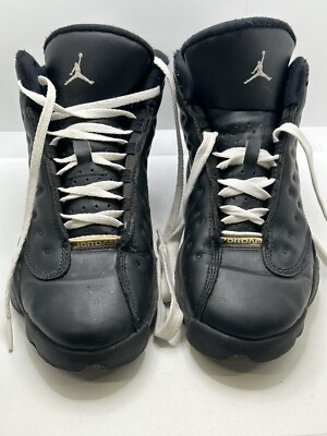 Air Jordan 13 Retro Black Metallic Gold DC9443-007 Sneakers Youth Size 6,5Y 