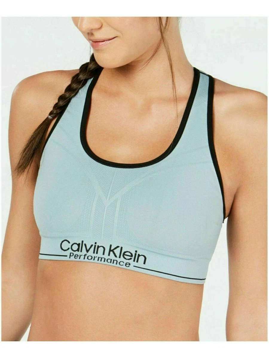 Calvin Klein Performance Reversible Mid-Impact Racerback Sports Bra XS