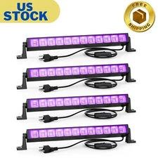 4PCS 40W LED Black Light Bar, Black Lights for Glow Party