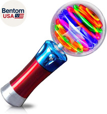 Spinning Light up Toy Wand   Magic Ball with LED Lights, Sensory Spinner for Kid