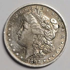 1892-O Morgan Silver Dollar AU Details