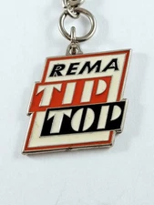 Keyring - Rema Tip Top - Patches, Vulcanising - Metal Painted 1980s