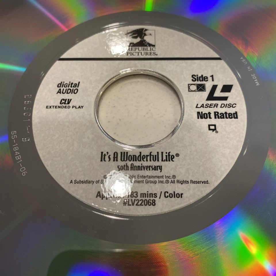 It’s A Wonderful Life Laser Discs 50th Anniversary Special Edition Republic Pict - Image 4 of 4