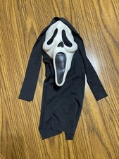 Scream Ghostface Mask Vintage 1997 Glows Fun World Halloween