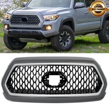 For Toyota Tacoma 2016-2023 Front Bumper Grille Grill Cement Graygloss Black For Toyota Tacoma 2016-2023 Front Bumper Grille Grill Cement Graygloss Black