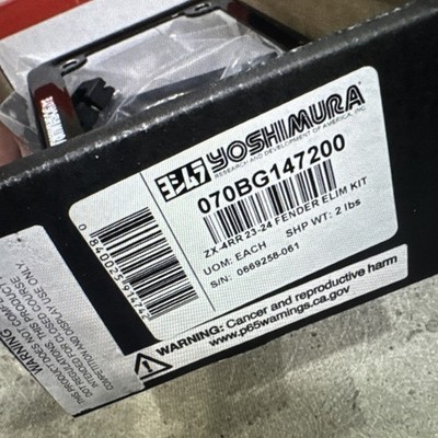 Yoshimura 070BG147200 Fender Eliminator Kit fits 23+ Kawasaki