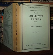 Freud, Sigmund; Ernest Jones COLLECTED PAPERS Volume Four (IV)  1st Edition Seve
