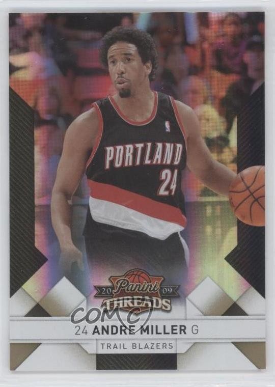 2009-10 Panini Threads Century Proof Gold 46/99 Andre Miller #39 0a1