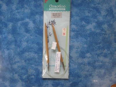 CHIAOGOO CIRCULAR PREMIUM BAMBOO 32'' KNITTING NEEDLES SIZE 9 NIP