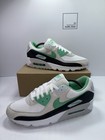 Nike Air Max 90 Trainers Shoes - White / Spring Green - Size UK 9.5 - DM0029-104