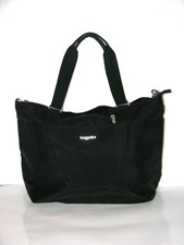 Baggallini Black Nylon Tote Bag Shoulder Crossbody Multi-Pocket Travel Handbag