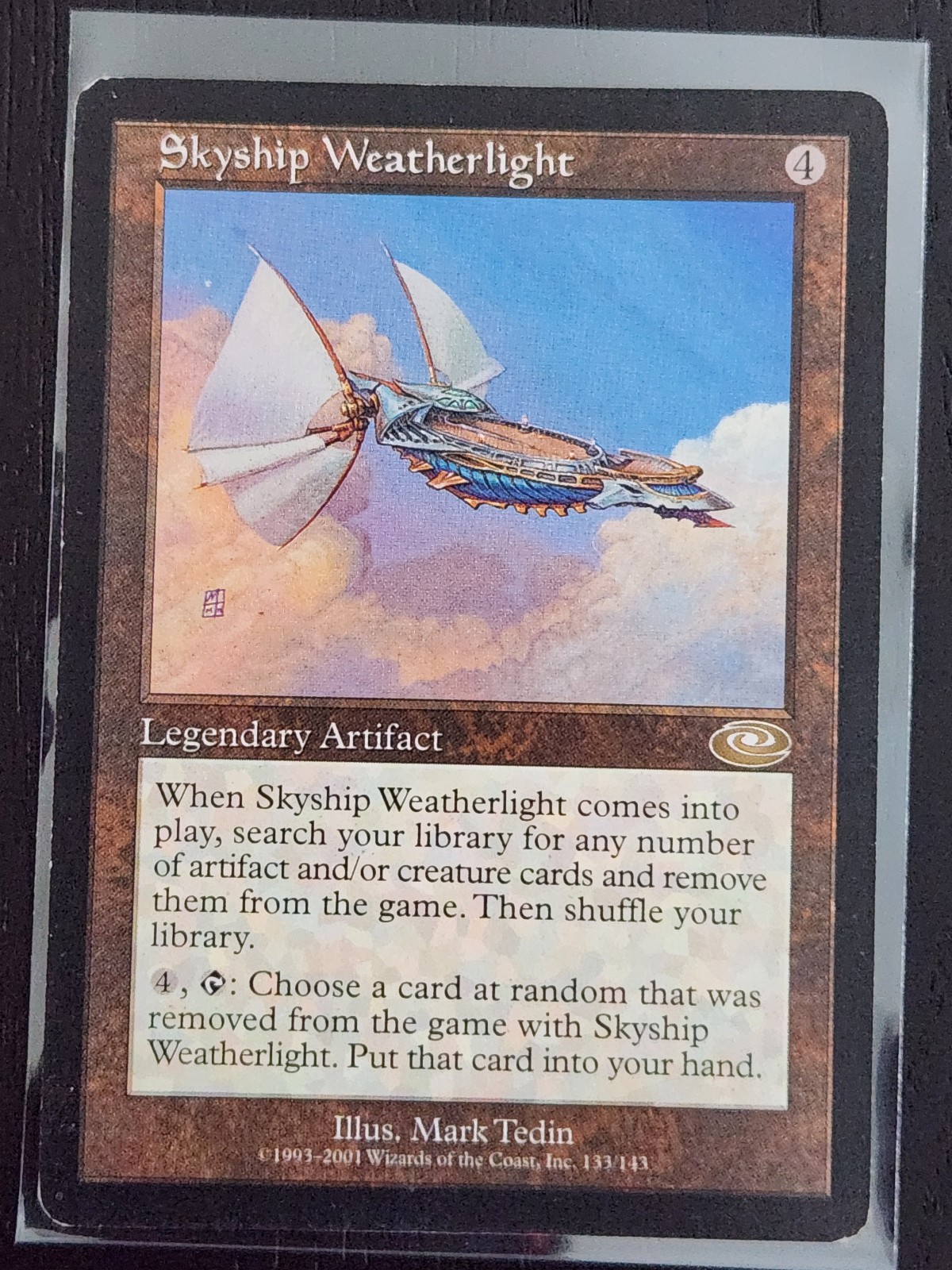 Skyship Weatherlight #133 [Planeshift] MTG Regular NM