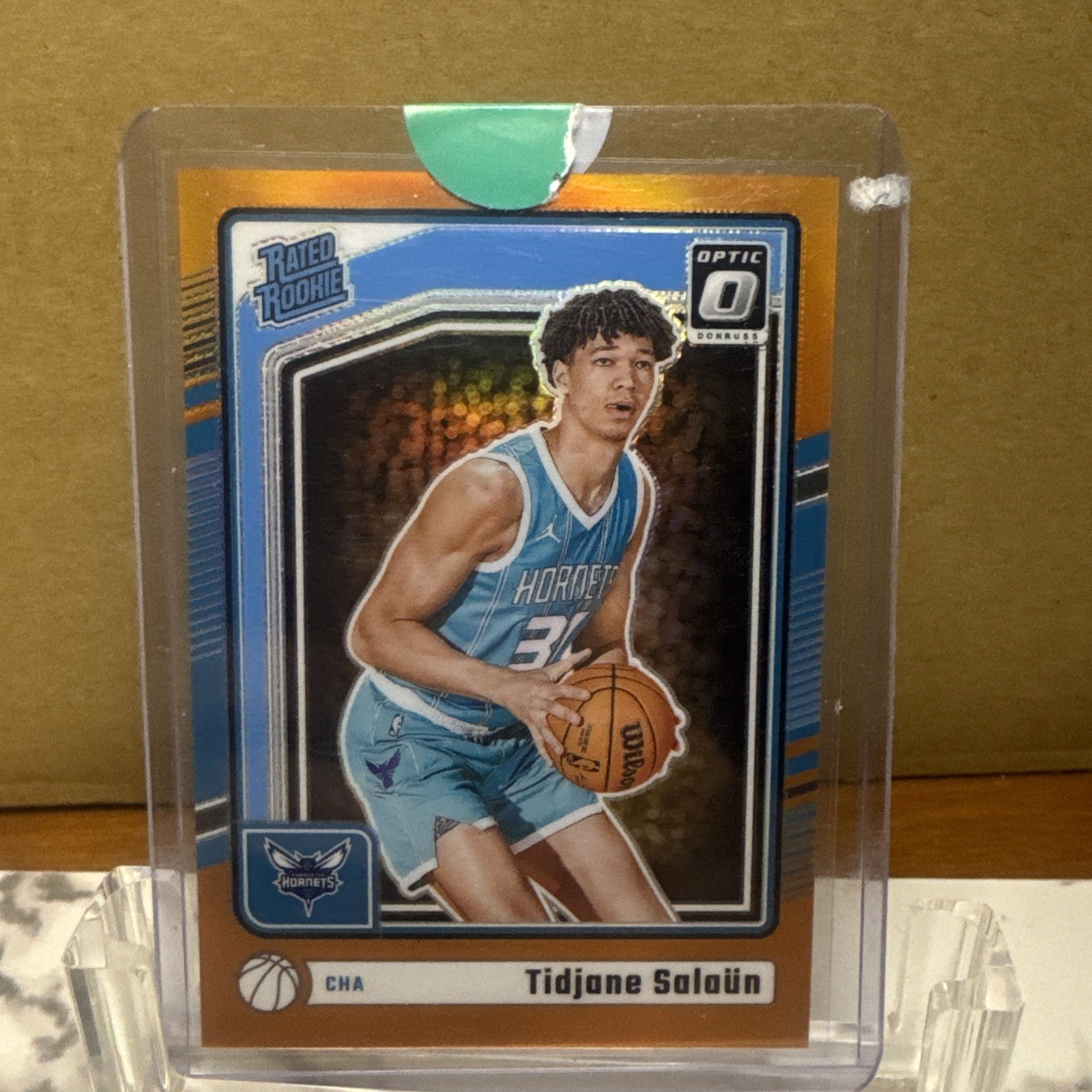 2024 Panini Donruss Optic Rated Rookie Orange Prizm 104/175 Tidjane Salaun #286