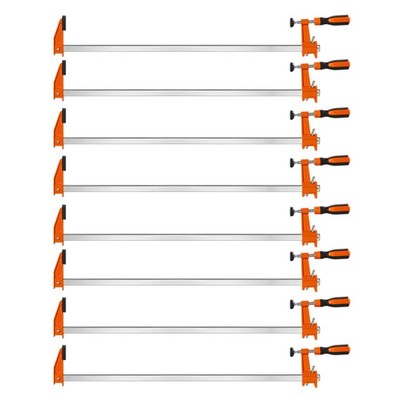 Uimoso 8-Pack 24'' Woodworking Bar Clamps with 600 lbs Load Capacity