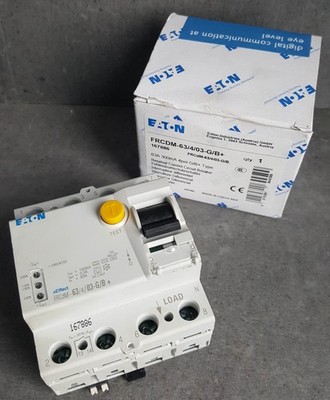 EATON 167886 FI Schutzschalter Typ B 63A 300mA FRCDM-63/4/03-G/B+  RCD NEU OVP