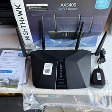 NETGEAR Nighthawk AX6 AX5400 WiFi 6 Router RAX54v2 Dual-Band 6-Stream Gigabit