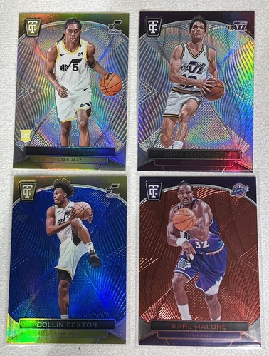 2024-25 Totally Certified Jazz Team Lot (4) Karl Malone /149 Sexton /99 Stockton - Picture 1 of 11