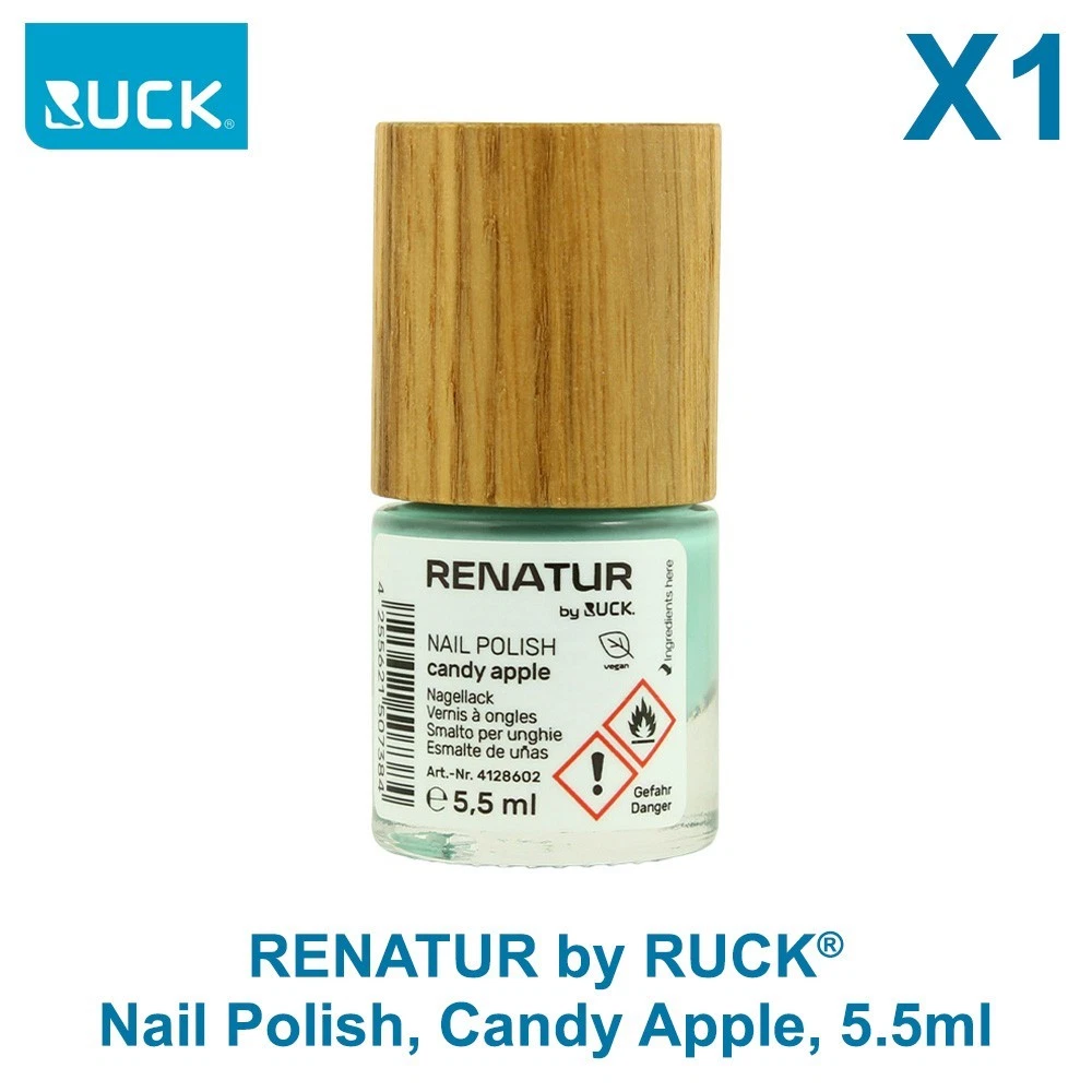 RUCK RENATUR Nail Polish 5.5 ml Glossy Finish Quick Dry Long Lasting Shine Vegan