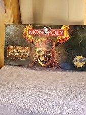 Pirates Of The Caribbean Collectors Edition Monopoly Board Game