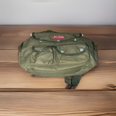 Berkley Canvas Fishing Creel Small Green Fly Fishing Bag Shoulder Bag 15  x 9.5 