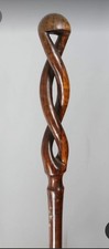 Hand carved wooden walking stick for men women luxury walking cane handmade gift