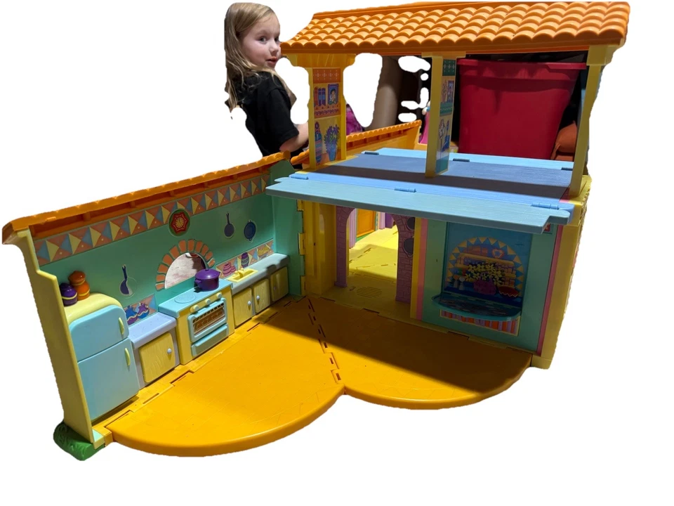 Casa de muñecas parlante Dora la exploradora con 21 piezas originales usada en excelente estado envío gratuito EE. UU. Foto 3 de 4