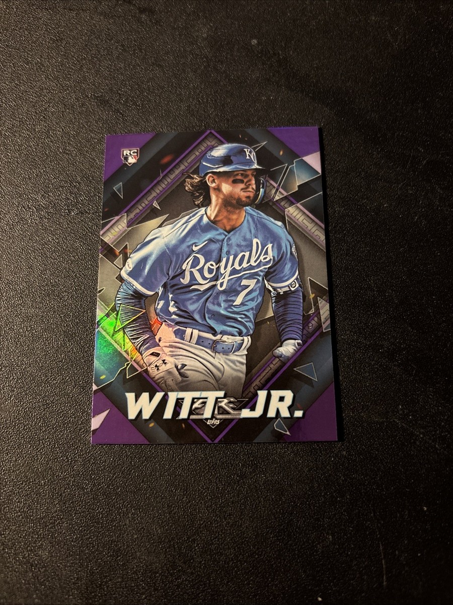 2022 Topps Fire Bobby Witt Jr. Purple Rookie 80/99 Royals #198 | eBay