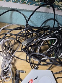 Random Lot Of Video Game Assessories, Cords, Cases, And More