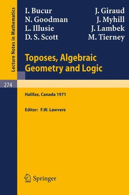 F. W. Lawvere | Toposes, Algebraic Geometry and Logic | Taschenbuch | Englisch