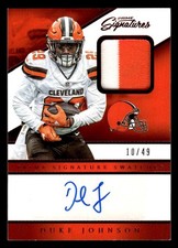 2016 Panini Prime Signatures Football Cards - Short Print Info Added 17