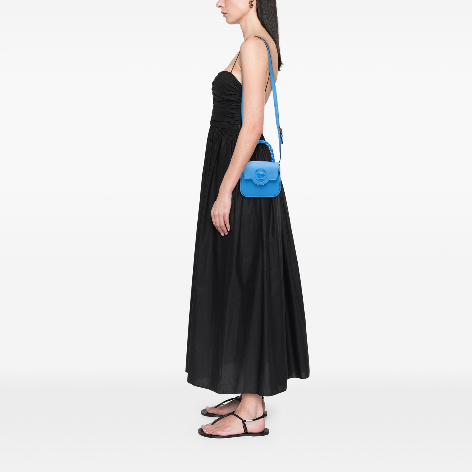 Authenticated Versace Mini Leather La Medusa Ligh… - image 11