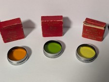 Leica Leitz Wetzlar Assorted 3 Color Lens Filters Summarit 5cm F/1.5 in Boxes