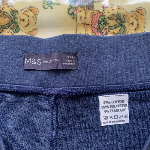 M&S Ladies Every Day Trousers Size : 12 R in Blue - Picture 7 of 8