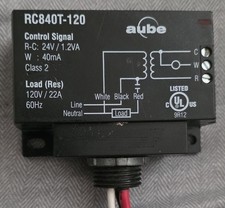 Aube Technologies RC840T-120 Electromechanical Relay w/Built In Relay 