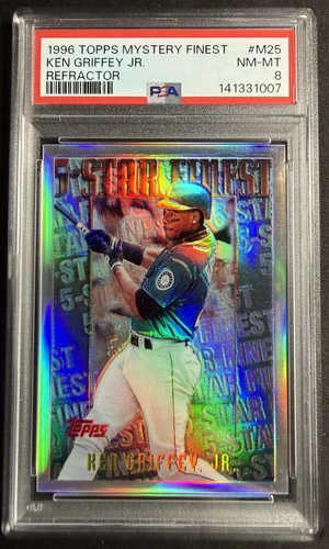 1996 Topps - Mystery Finest Ken Griffey Jr #M25 Refractor PSA 8