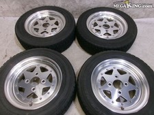 Jdm Rare T-speed 12-inch Wheels 5j25 4-hole Pcd101.6 2-piece With 155 No Tires
