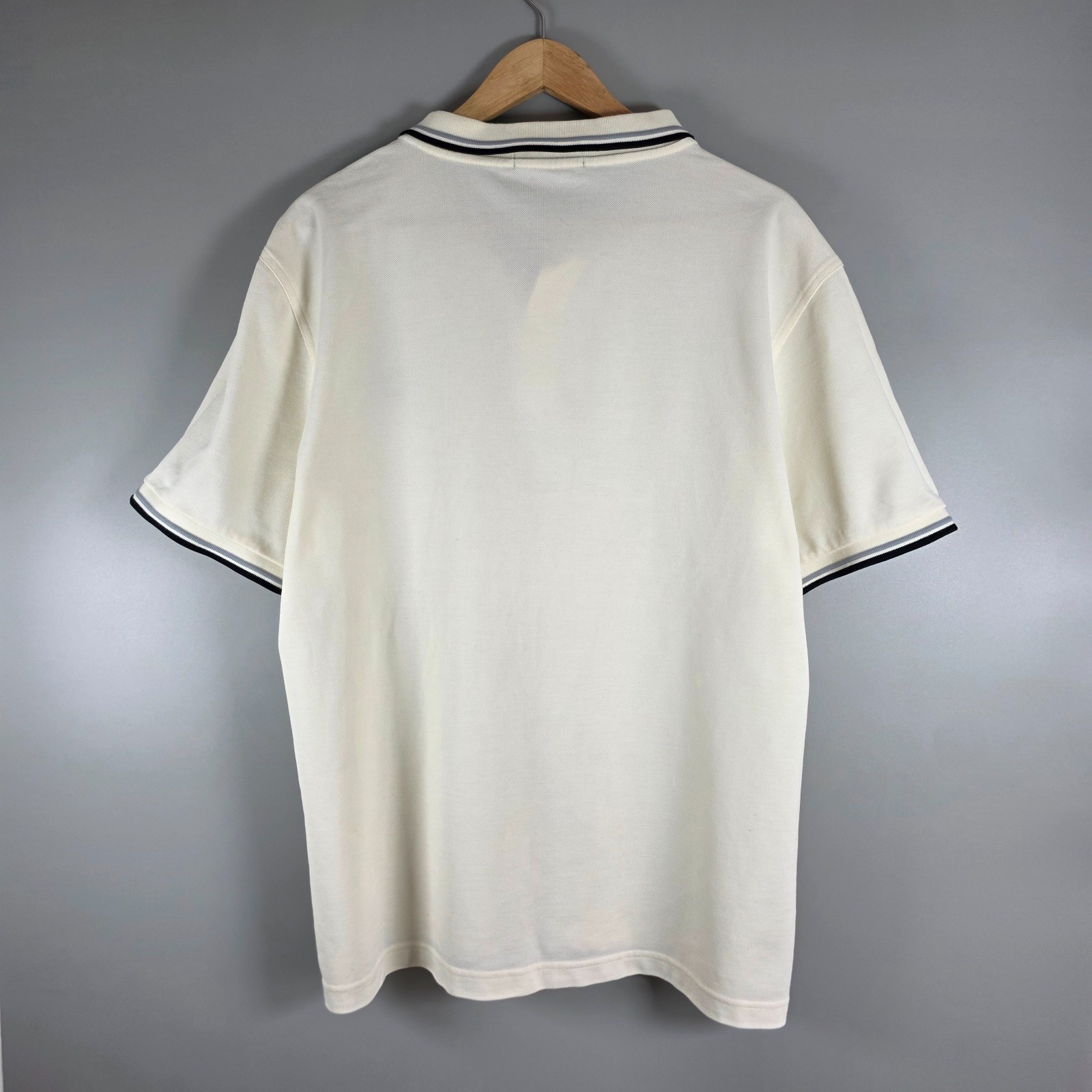 Fred Perry Polo Shirt Mens XXL White Cotton Twin Tipped Classic Fit Short Sleeve image 5