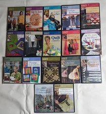 Sewing With Nancy DVD Lot Of 17