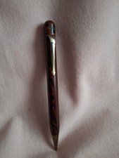 DAILY HERALD PEN DEPOT VINTAGE MECHANICAL MARBLE EFFECT PENCIL  1935 GOOD USED 