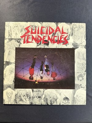 SUICIDAL TENDENCIES debut LP VG+ 1983 Frontier FLP1011 Vinyl Hardcore Punk 