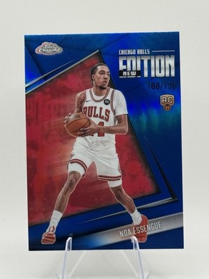 2025-26 Topps Chrome Update Noa Essengue New Edition Blue /150 #GR-17 RC Bulls