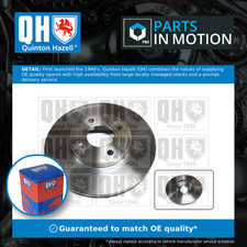 2x Brake Discs Pair Vented fits NISSAN VERSA Mk2 1.5 Front 2011 on HR15DE 260mm