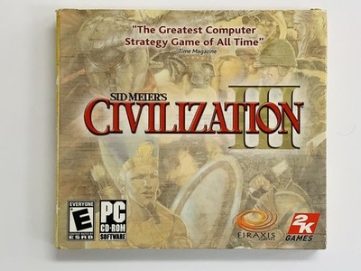 ''BRAND NEW'' Sid Meier's Civilization III (PC CD-ROM) Cardboard Gatefold Cover