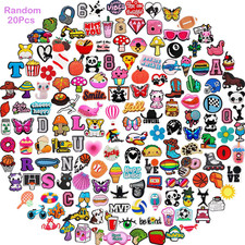 Lot of 20/50Pcs Random Shoe Charms for Clogs Sandals,Shoe DIY Decoration Premiu