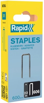 Rapid Schmalrückenklammern Typ 606 23 mm 600 Stück